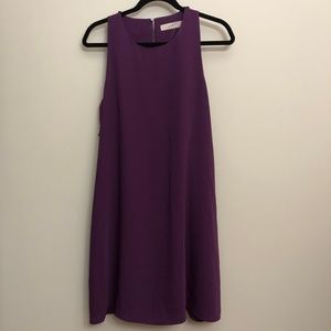 Loft Purple Sleeveless Dress